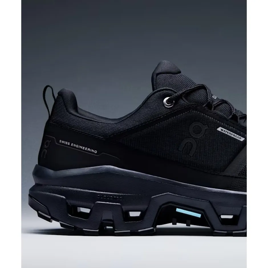 Wandelschoenen|Wandelschoenen < On Running On Cloudrock Low Waterproof Heren Wandelschoenen - Zwart | Zwart