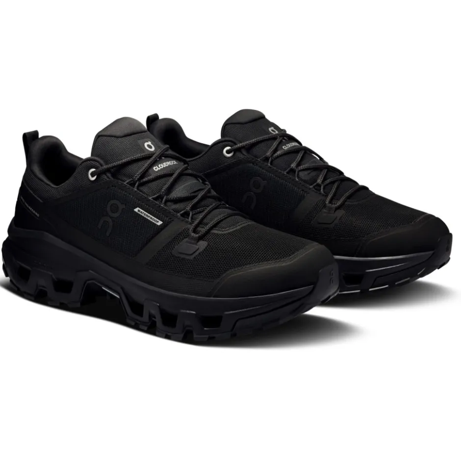 Wandelschoenen|Wandelschoenen < On Running On Cloudrock Low Waterproof Heren Wandelschoenen - Zwart | Zwart