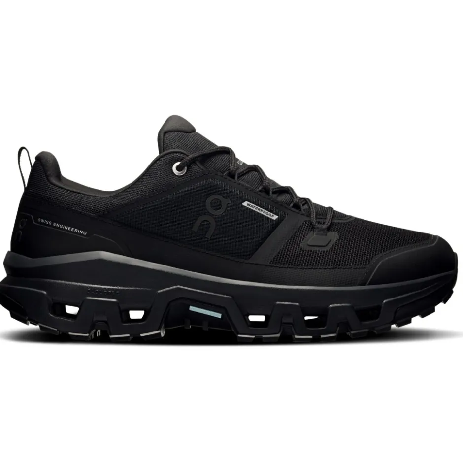 Wandelschoenen|Wandelschoenen < On Running On Cloudrock Low Waterproof Heren Wandelschoenen - Zwart | Zwart