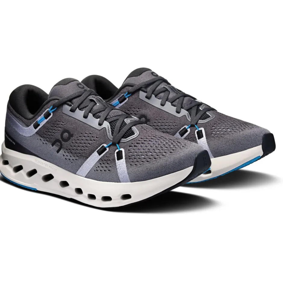 Hardloopschoenen Voor Op De Weg|Hardloopschoenen Heren < On Running On Cloudsurfer 2 Hardloopschoenen Heren - Black | Malibu