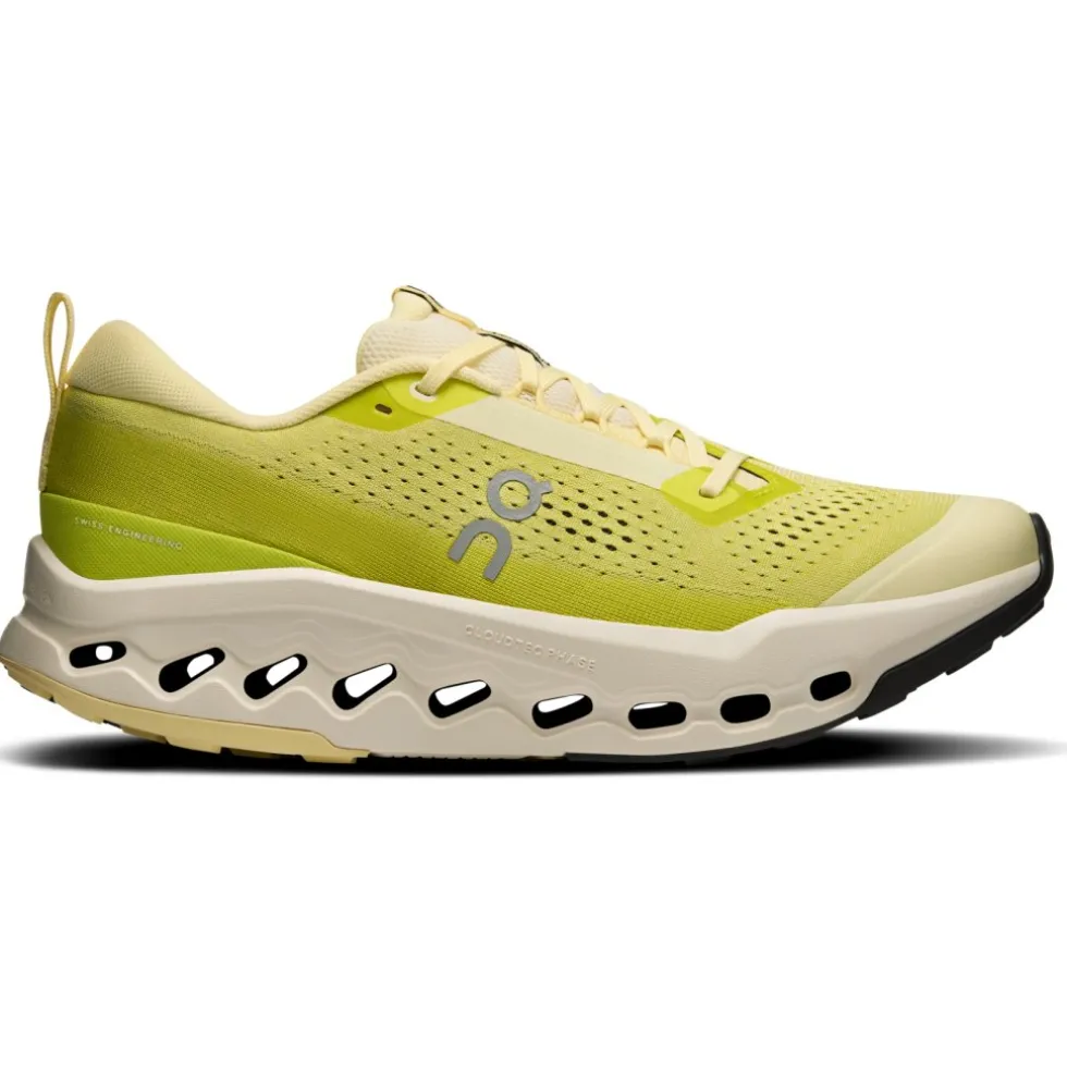 On Cloudsurfer 2 Trail Running Schoenen Heren - Ivory | Lime