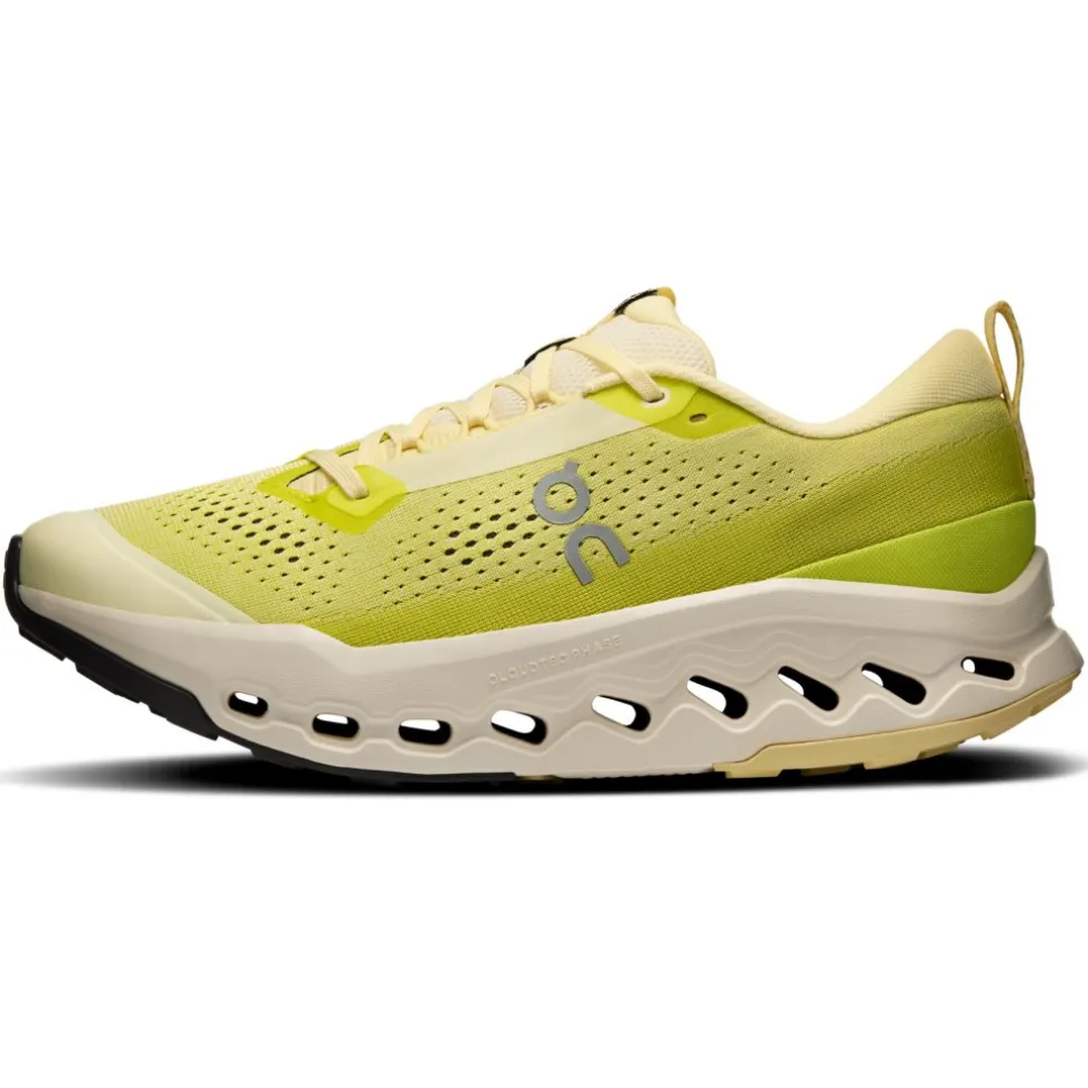 On Cloudsurfer 2 Trail Running Schoenen Heren - Ivory | Lime