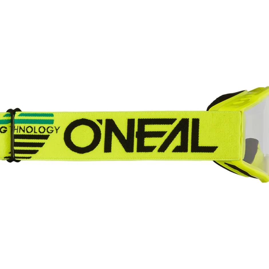 Brillen Kinderen < ONeal O'Neal B-10 Youth Bril Jongere - SOLID V.26 neon yellow - clear