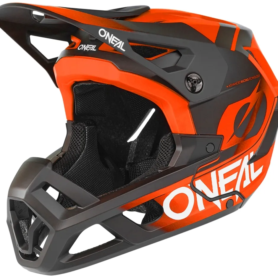Downhill Helmen < ONeal O'Neal SL1 Helm - STRIKE V.24 nero/rosso