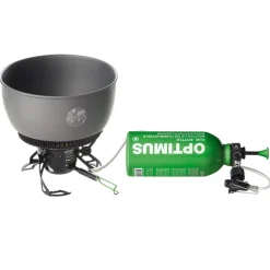 Optimus Polaris Optifuel Koker met Brandstoffles (Gas) 0.4 L - groen