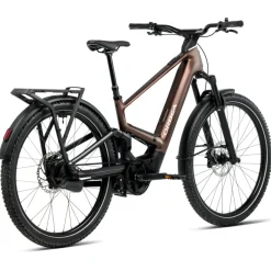 Orbea MUGA 10 - Trekking E-Bike Riemaandrijving - 2026 - 29"/27.5" | Metallic Rust - Diamond Black (matt)