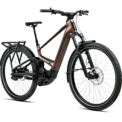 Orbea MUGA 10 - Trekking E-Bike Riemaandrijving - 2026 - 29"/27.5" | Metallic Rust - Diamond Black (matt)