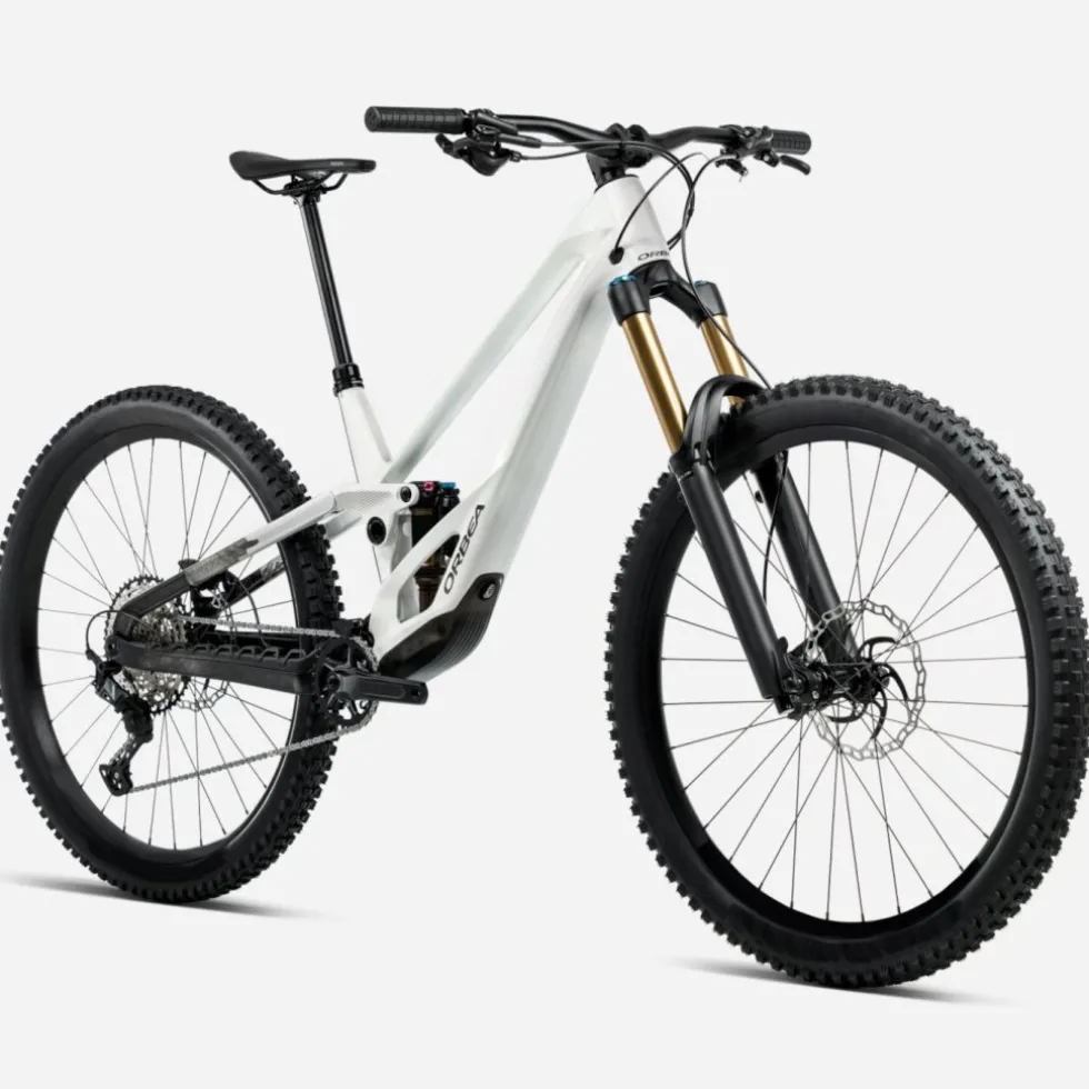 Orbea RALLON E-LTD - X0 AXS - Carbon mtb - 2026 - White Chic - Diamond Black (gloss)
