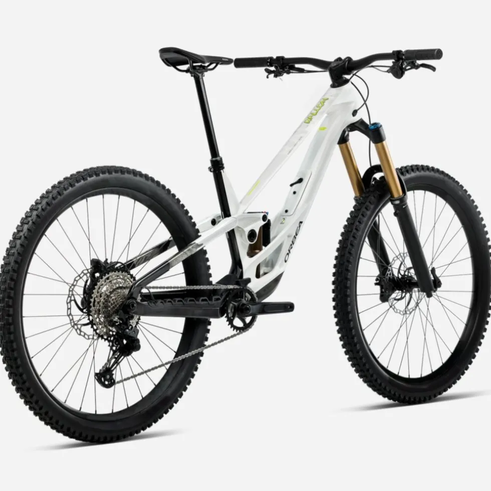 Orbea RALLON E-LTD - X0 AXS - Carbon mtb - 2026 - White Chic - Diamond Black (gloss)