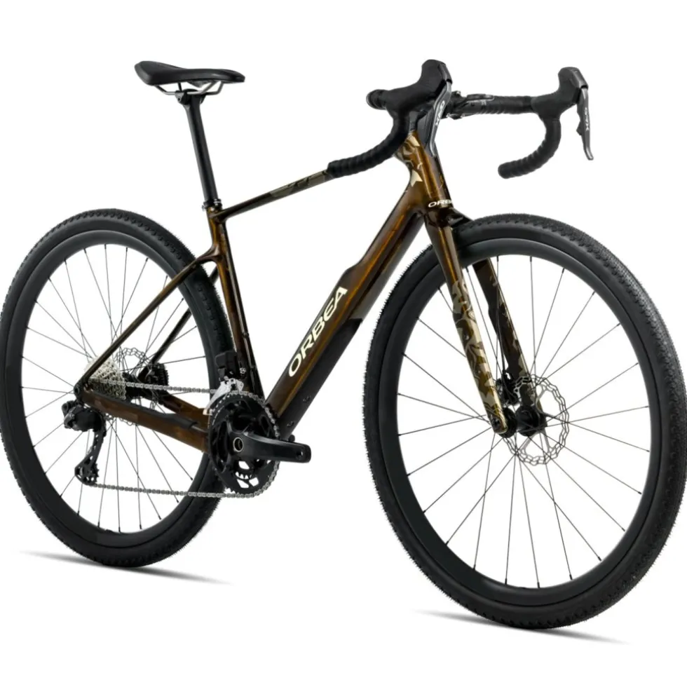 Orbea TERRA M20iTEAM - GRX Di2 Carbon Gravel Bike - 2026 - Caramel Carbon View (gloss)