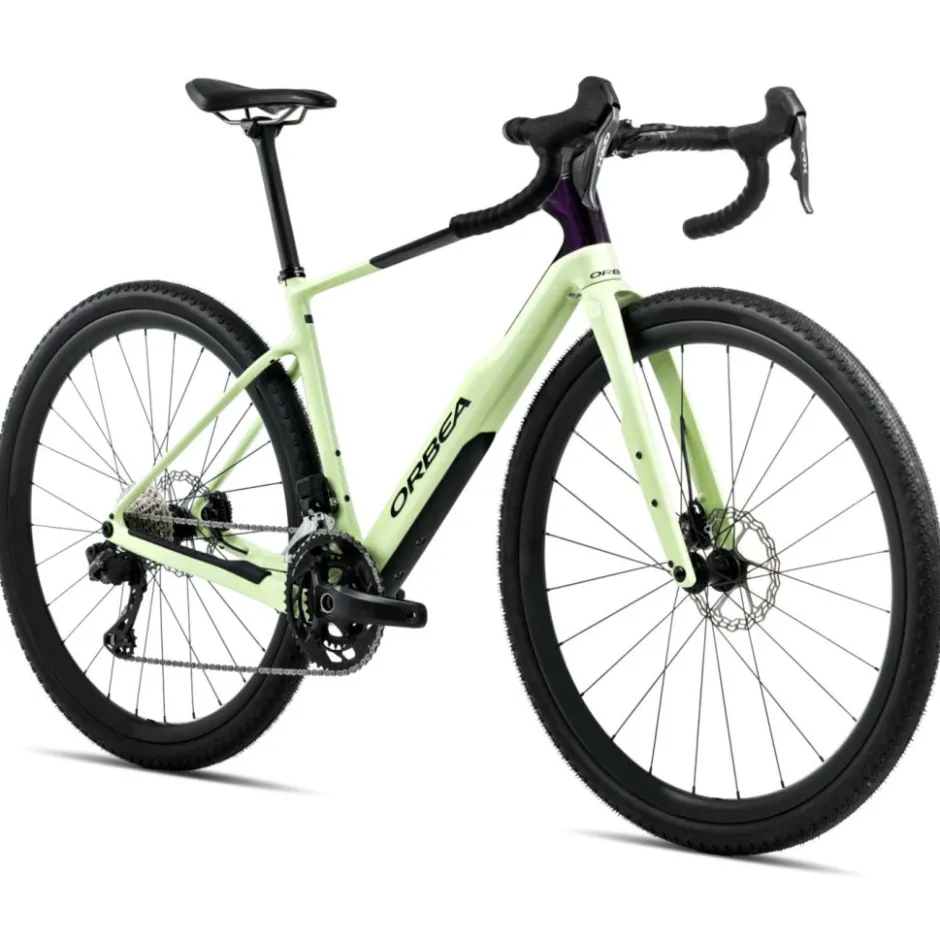 Gravelbikes Bikepacking < Orbea TERRA 30TEA - GRX RX820 Gravebike - 2026 - Acid Gu - Fantay Purpe Carbon (go)