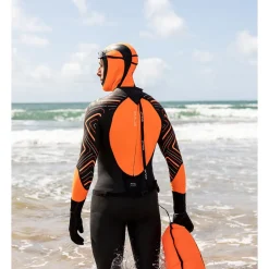 Orca Openwater Hi Vis Neopreen Badmuts - high vis orange NA41