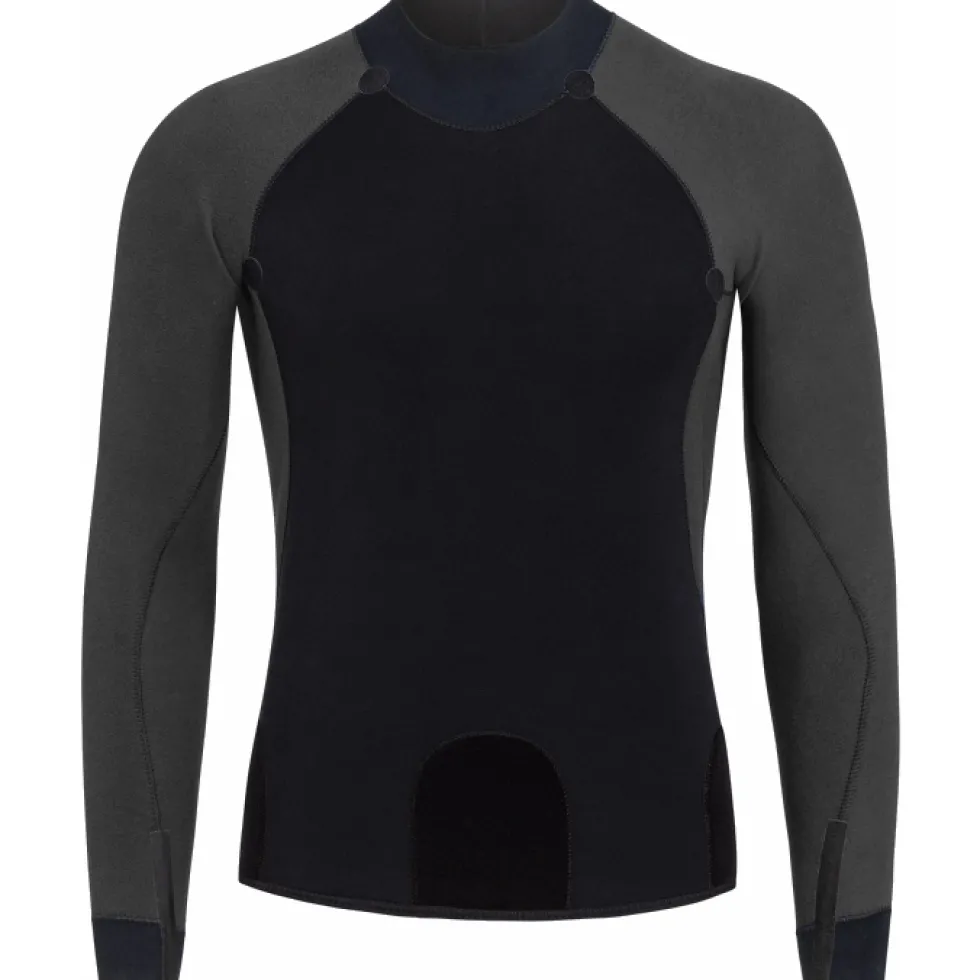 Orca Openwater Zeal 2 Pieces Neopreen Bovenstuk Heren - zwart NN22