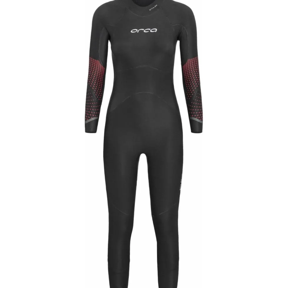 Orca Athlex Float Triatlon Wetsuit Dames - black/red buoyancy