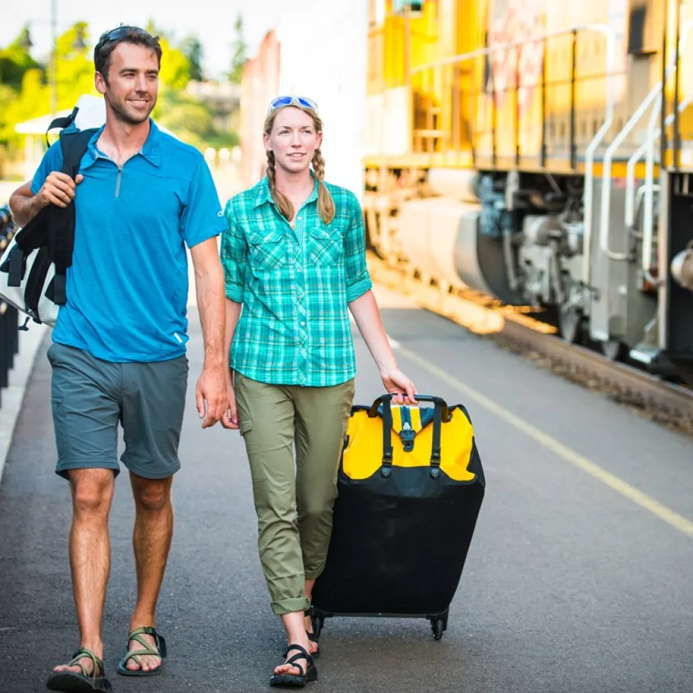 ORTLIEB Duffle RS - Reistas met Wielen - 110L - zwart