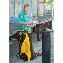 Reistassen & Sporttassen|Reistassen & Sporttassen < ORTLIEB Duffle RS - Reistas met Wielen - 85L - sun yellow