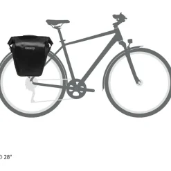 Bagagedragertassen < ORTLIEB Back-Roller Core Single - QL2.1 Bagagetas - 20L - zwart