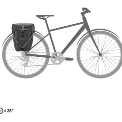 ORTLIEB Back-Roller Plus Urban Single - QL2.2 Bagagetas - 20 +3L - pepper