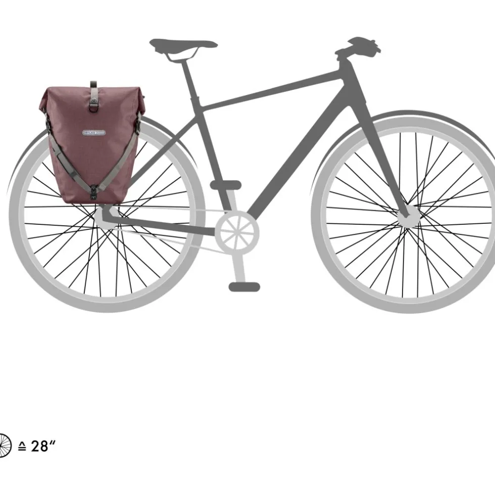 ORTLIEB Back-Roller Urban - QL2.1 Fietstas - 20L - ash rose