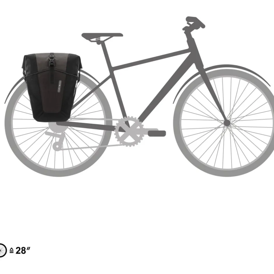 Bagagedragertassen < ORTLIEB Back-Roller XL Plus - QL2.2 Fietstas (Paar) - 35L - granite-black