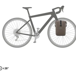 ORTLIEB Gravel-Pack Single - QL2.2 Bagagetas - 14.5L - dark sand
