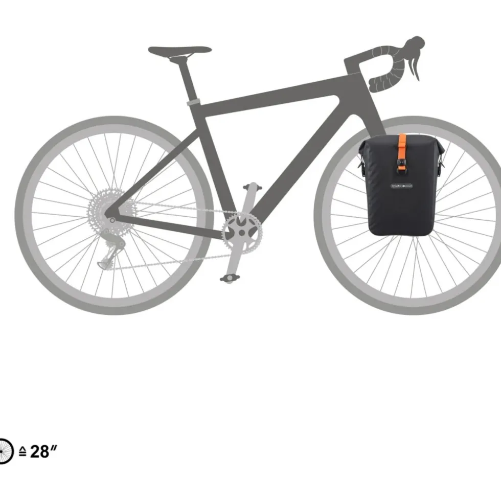ORTLIEB Gravel-Pack Single - QL2.2 Bagagetas - 14.5L - black matt
