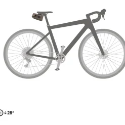 ORTLIEB Micro Zadeltas - 0.8L - dark sand