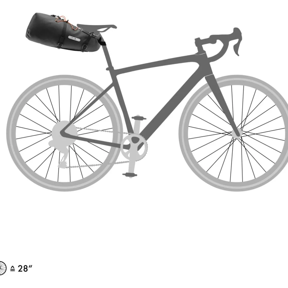 ORTLIEB Seat-Pack QR Zadeltas - 13L - zwart matt