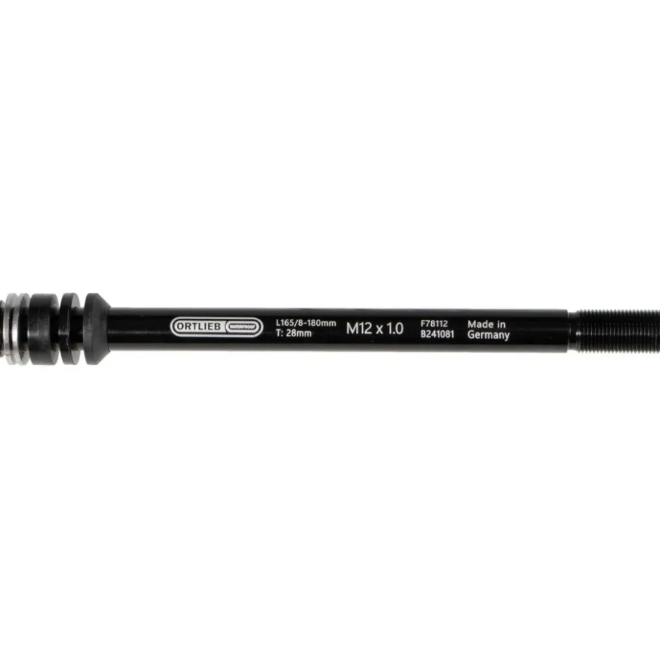 Snelspanners En Steekassen < ORTLIEB Thru Axle M6-Connector Steekas Aansluiting - M12x1.0 - 165/8-180mm