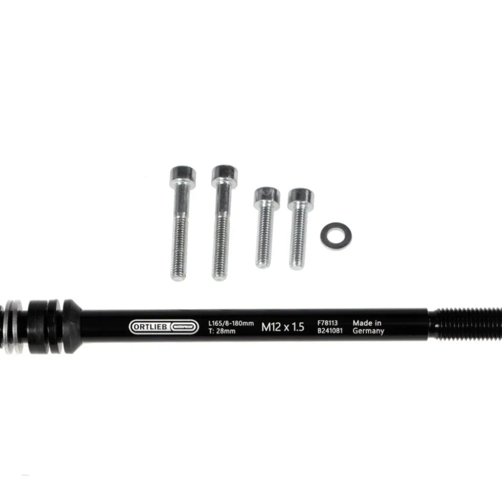 ORTLIEB Thru Axle M6-Connector Steekas Aansluiting - M12x1.5 - 165/8-180mm