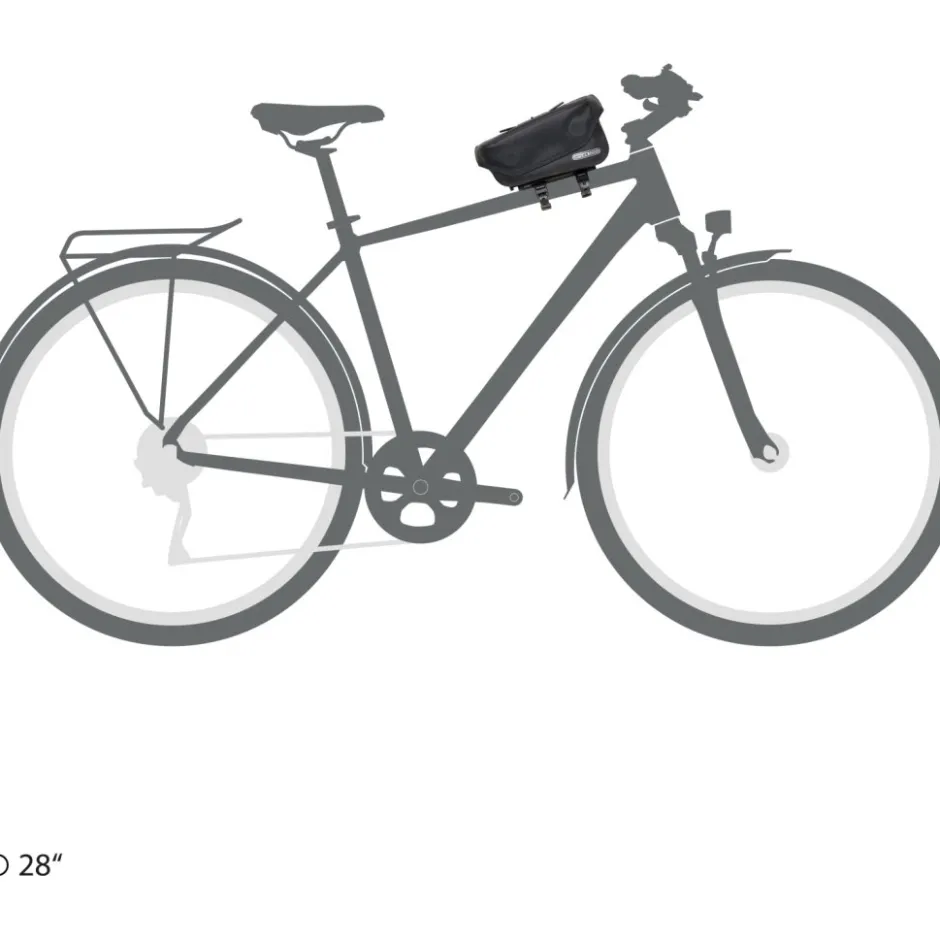 Frametassen|Top Tube Bag < ORTLIEB Toptube-Bag Bovenbuis Tas - 1.5L - zwart mat