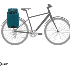 ORTLIEB Vario Lite QL2.1 Fietstas | Rugzak - 22 L - petrol