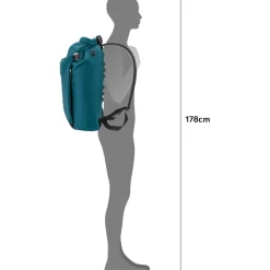 ORTLIEB Vario Lite QL2.1 Fietstas | Rugzak - 22 L - petrol