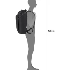 ORTLIEB Vario Lite QL2.1 Fietstas | Rugzak - 22 L - zwart