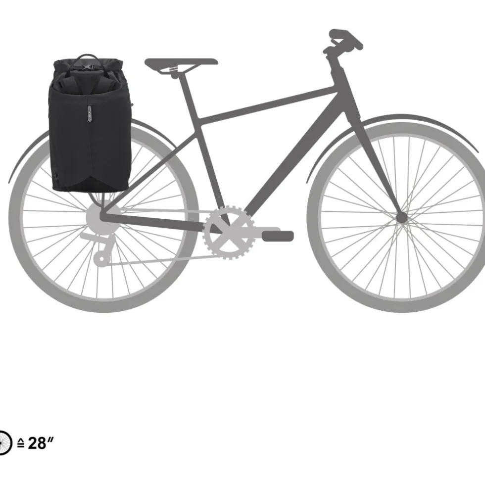 ORTLIEB Vario Lite QL2.1 Fietstas | Rugzak - 22 L - zwart