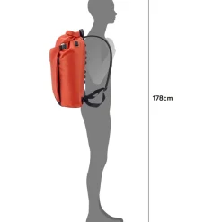 Bagagedragertassen < ORTLIEB Vario Lite QL2.1 Fietstas | Rugzak - 22 L - rooibos