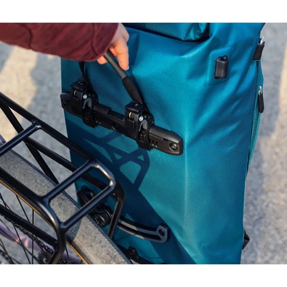 Bagagedragertassen < ORTLIEB Vario Lite QL2.1 Fietstas | Rugzak - 22 L - rooibos