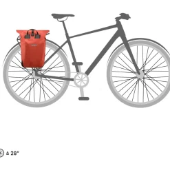 ORTLIEB Vario PS QL2.1 Fietstas / Rugzak - 20L - rooibos