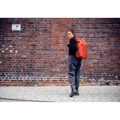 Bagagedragertassen < ORTLIEB Vario PS QL2.1 Fietstas / Rugzak - 26L - rooibos