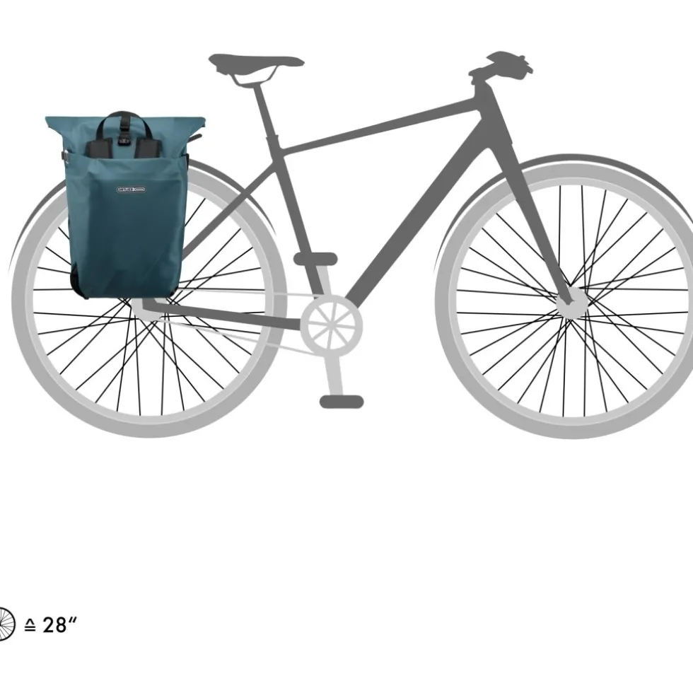 ORTLIEB Vario PS QL2.1 Fietstas / Rugzak - 26L - petrol
