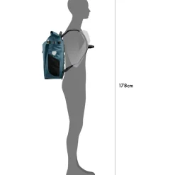 ORTLIEB Vario PS QL2.1 Fietstas / Rugzak - 26L - petrol