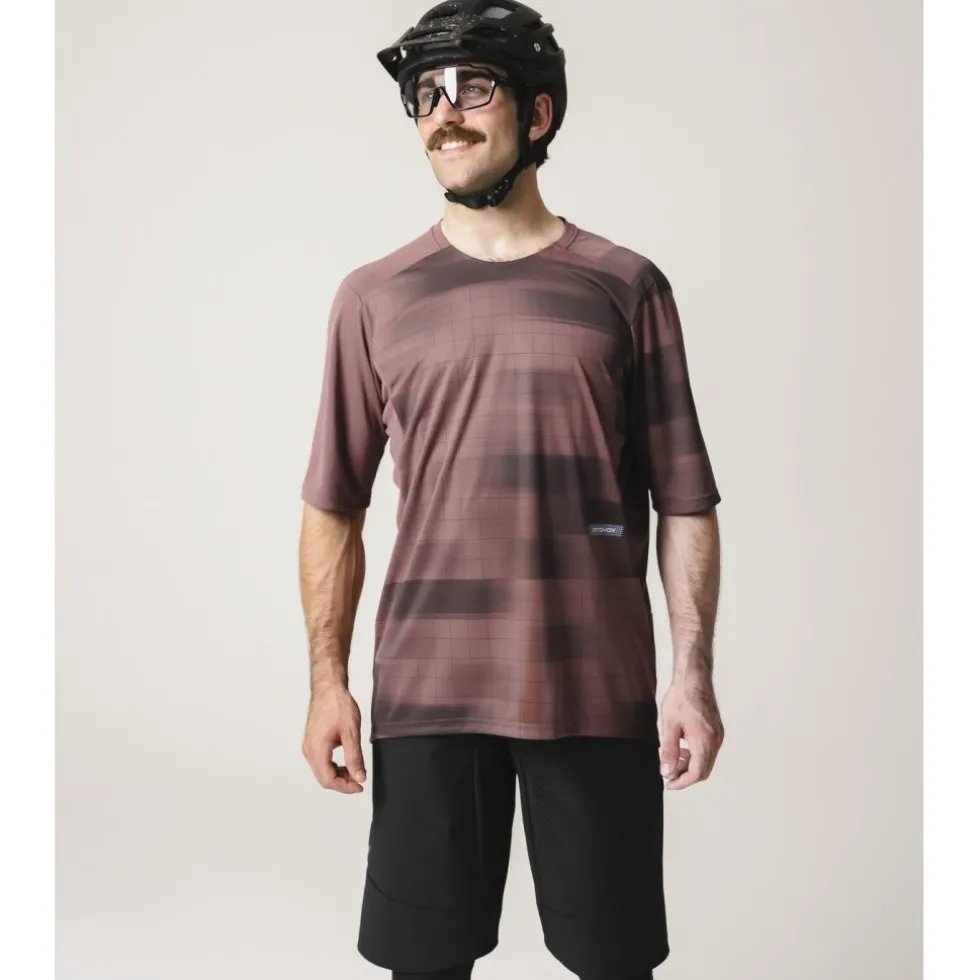 Ortovox Sequence Trail Heren-shirt met korte mouwen - dark linen