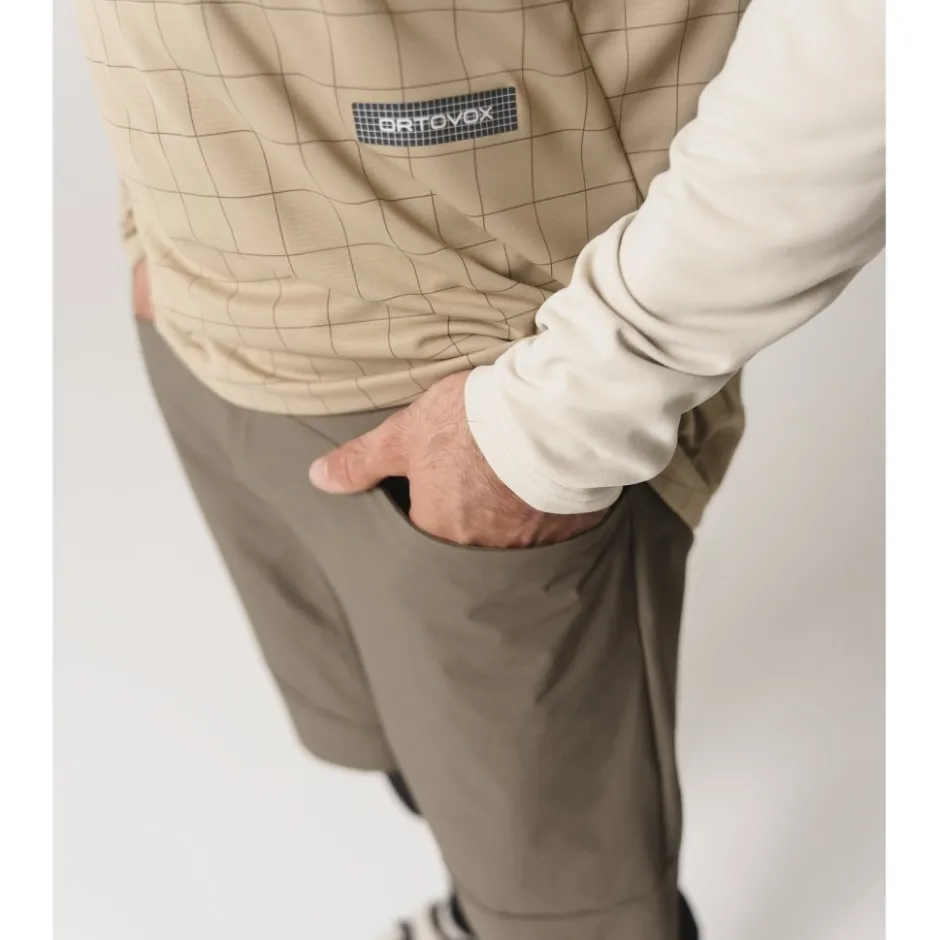 Mtb-Shorts|Mtb-Broeken < Ortovox equence Trai hort broeken voor heren - back raven