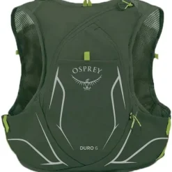 Rugzakken & Drinksystemen < Osprey Duro 6 Heren Hardlooprugzak - L - Seaweed Green/Limon