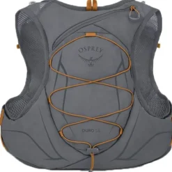 Rugzakken & Drinksystemen < Osprey Duro 1.5 Heren Hardlooprugzak - S - Phantom Grey/Toffee Orange