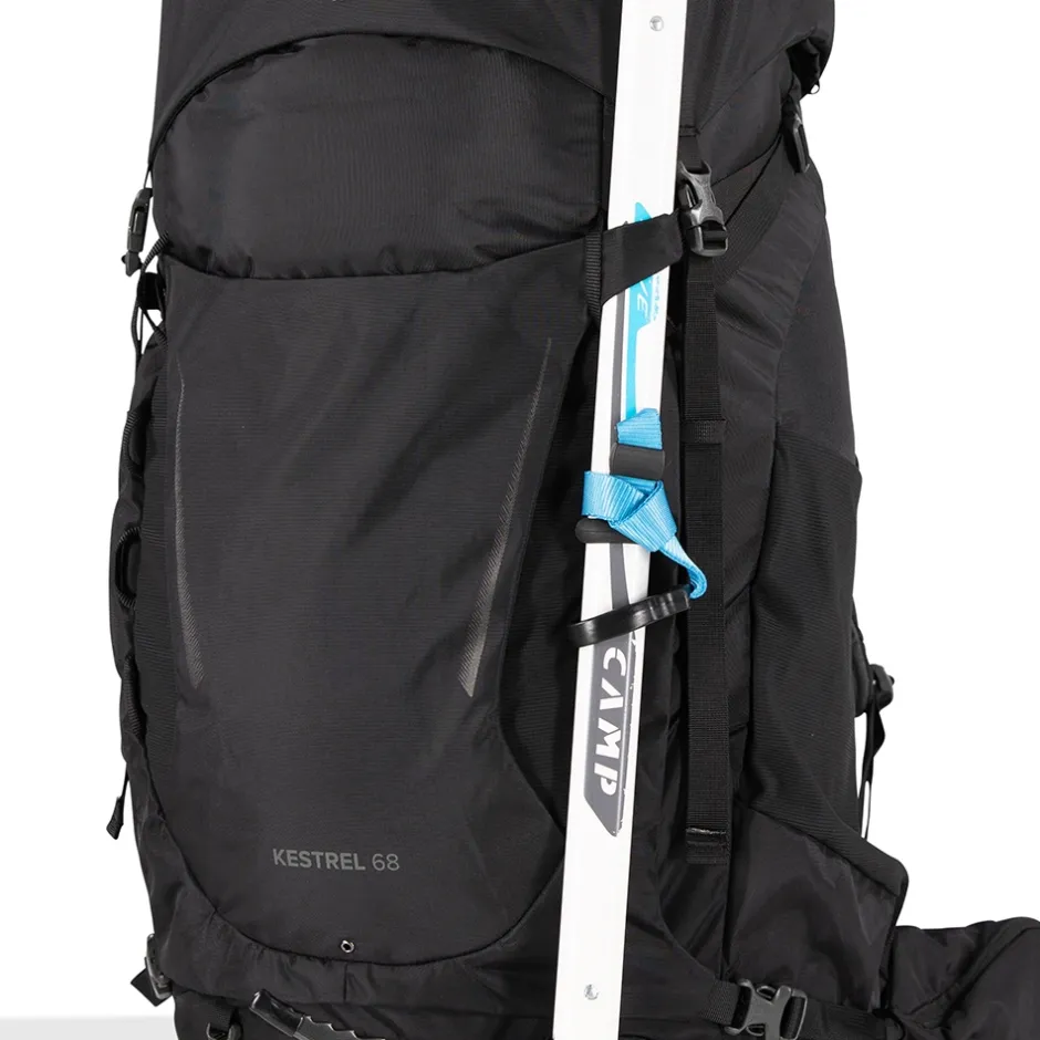 Rugzakken & Drinksystemen < Osprey Kestrel 68 Rugzak - S/M - Zwart