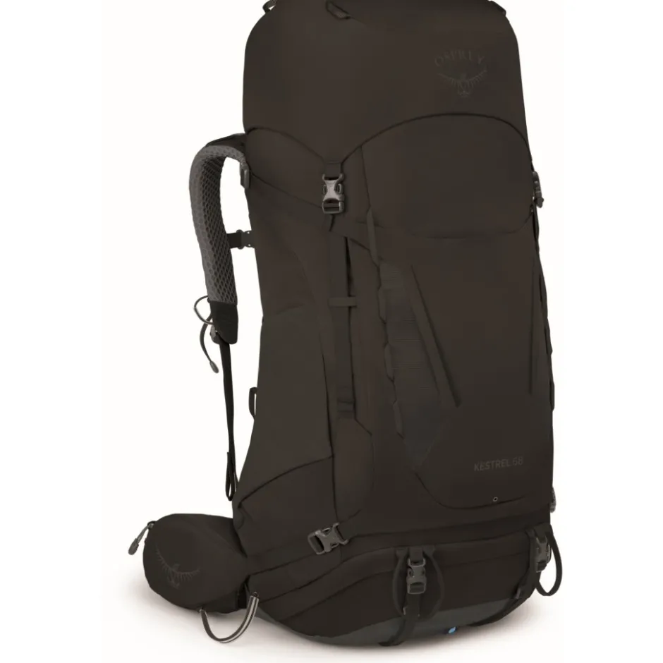 Rugzakken & Drinksystemen < Osprey Kestrel 68 Rugzak - S/M - Zwart