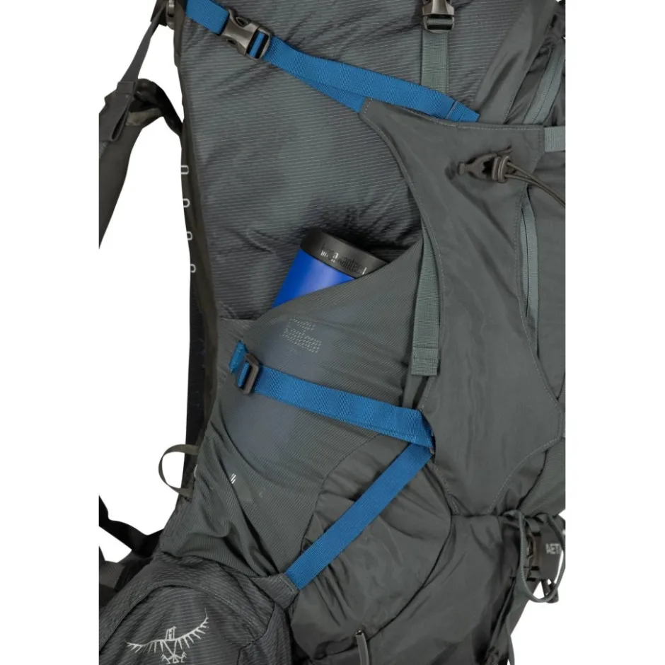 Rugzakken & Drinksystemen < Osprey Aether Plus 70 Rugzak - Zwart