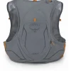 Osprey Duro 6 Heren Hardlooprugzak - L - Phantom Grey/Toffee Orange