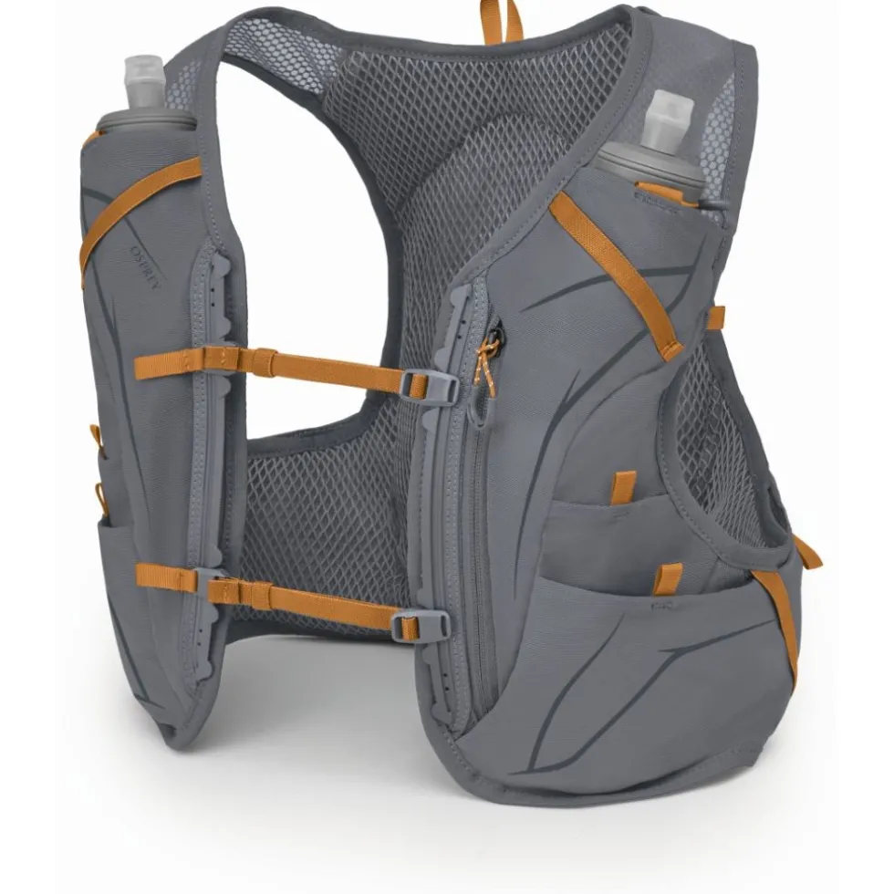 Osprey Duro 6 Heren Hardlooprugzak - L - Phantom Grey/Toffee Orange